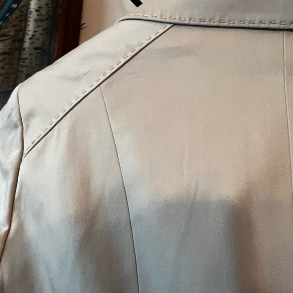 Prague Khaki Women’s Cotton Blend Blazer With One Bottom Closure Size 6 - Picture 5 of 10